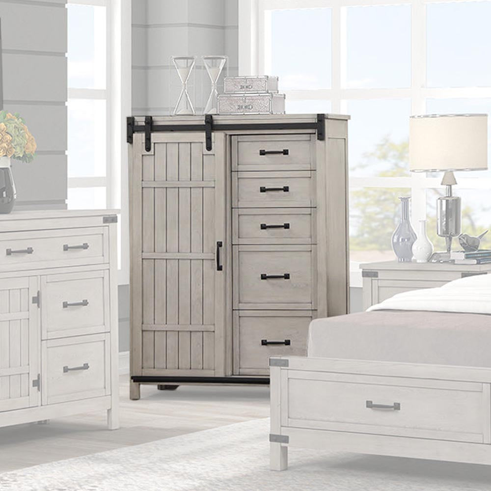 Alexandria Chest Mountain Mist - Contemporary - White Out