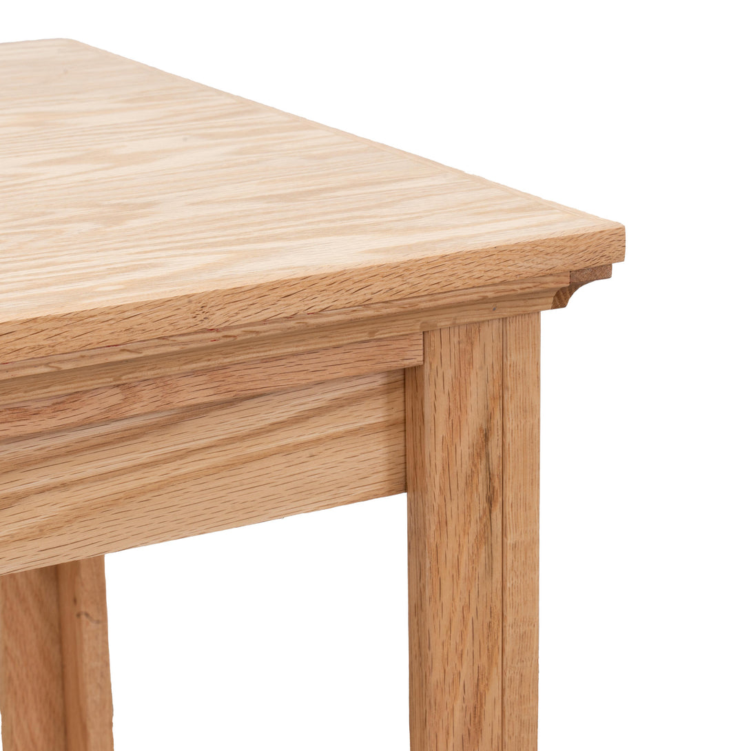 Topanga End Table Natural - Transitional - Close View