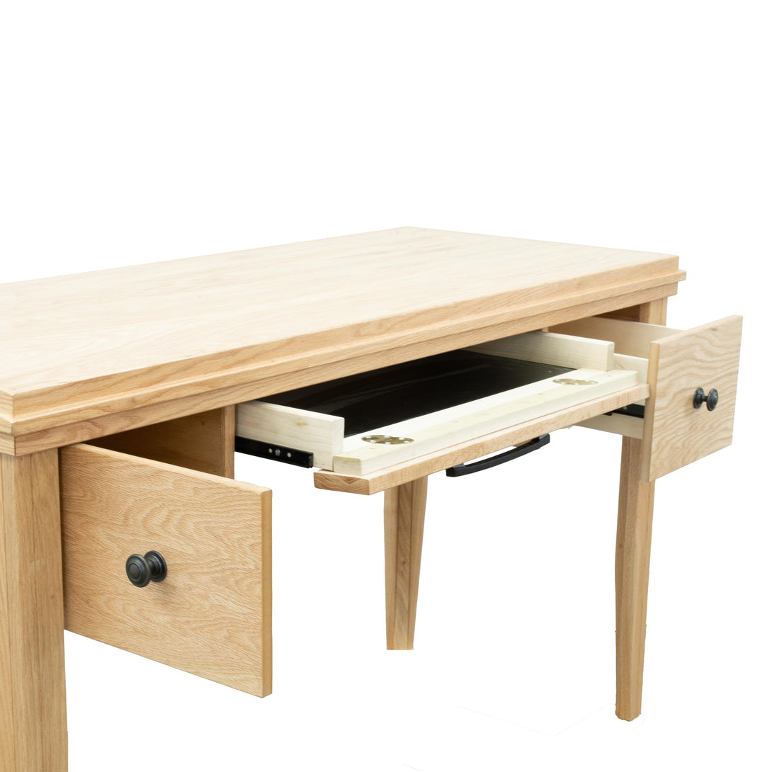 Tybee Writing Desk Natural - Contemporary - Open Drawer