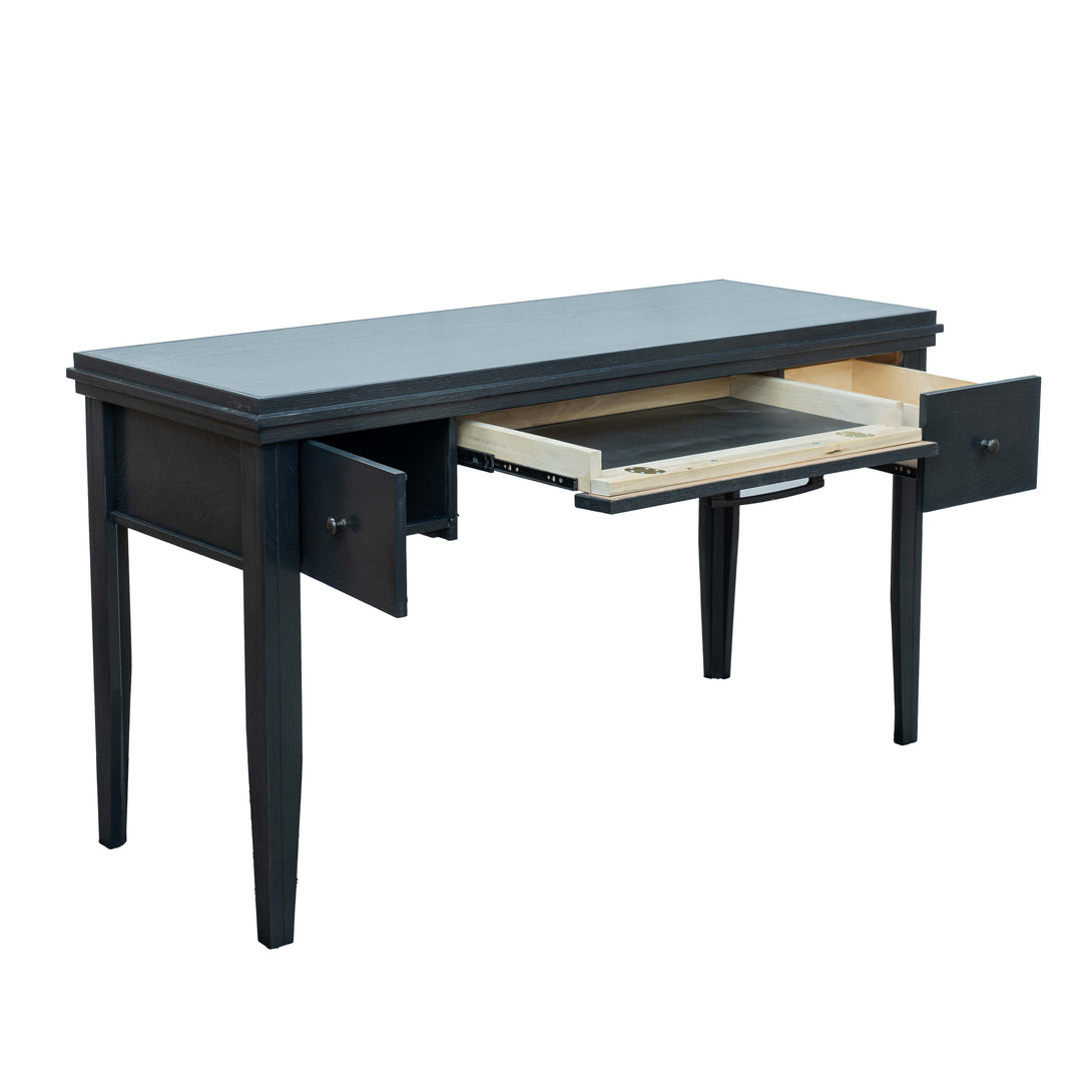 Tybee Writing Desk Clove - Contemporary - Side View