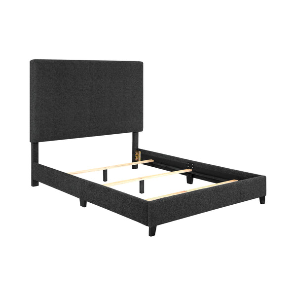 Bridger Upholstered Panel Bed Graphite