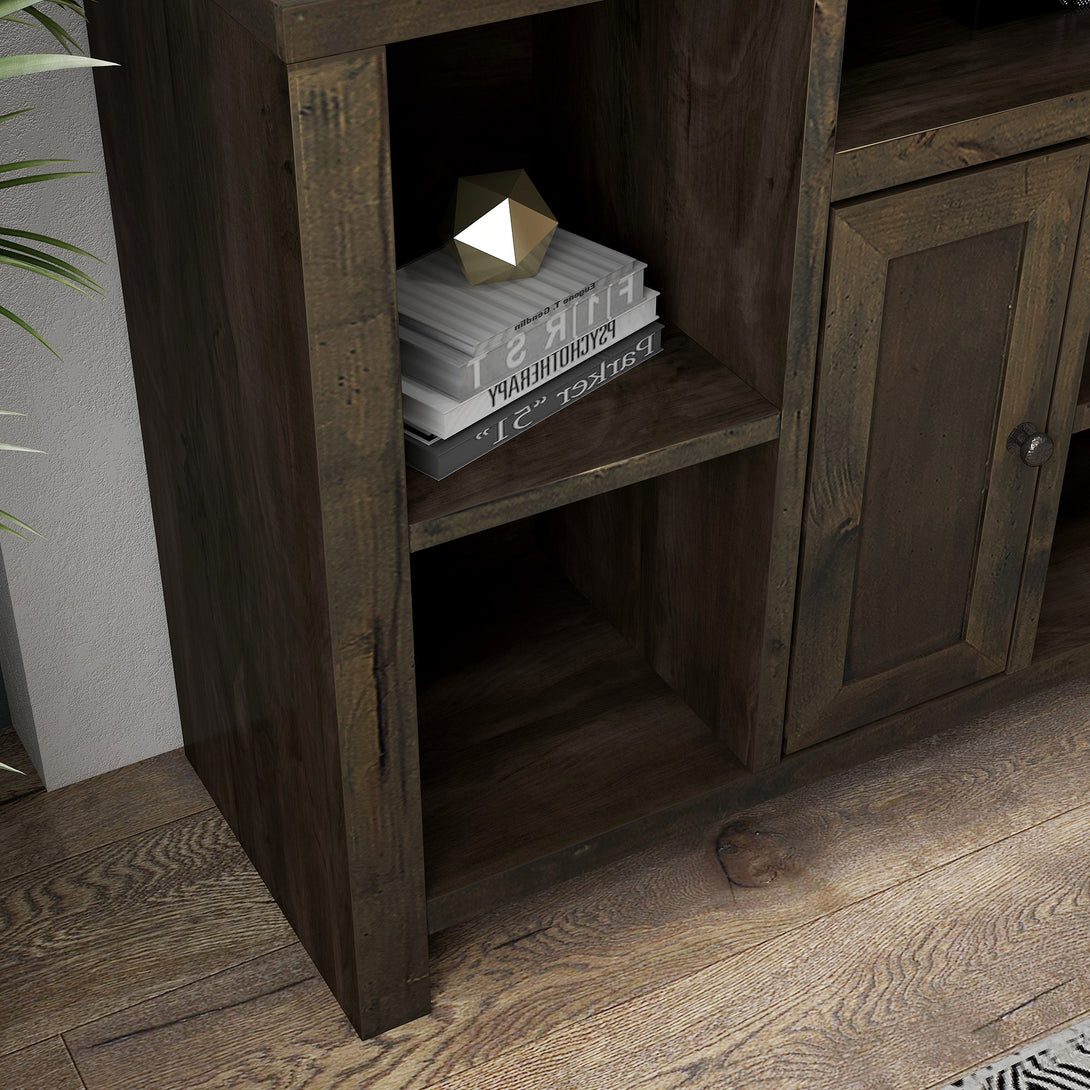 Joshua Creek 74-inch TV Stand fits up to 85 inch Barnwood - Rustic Modern