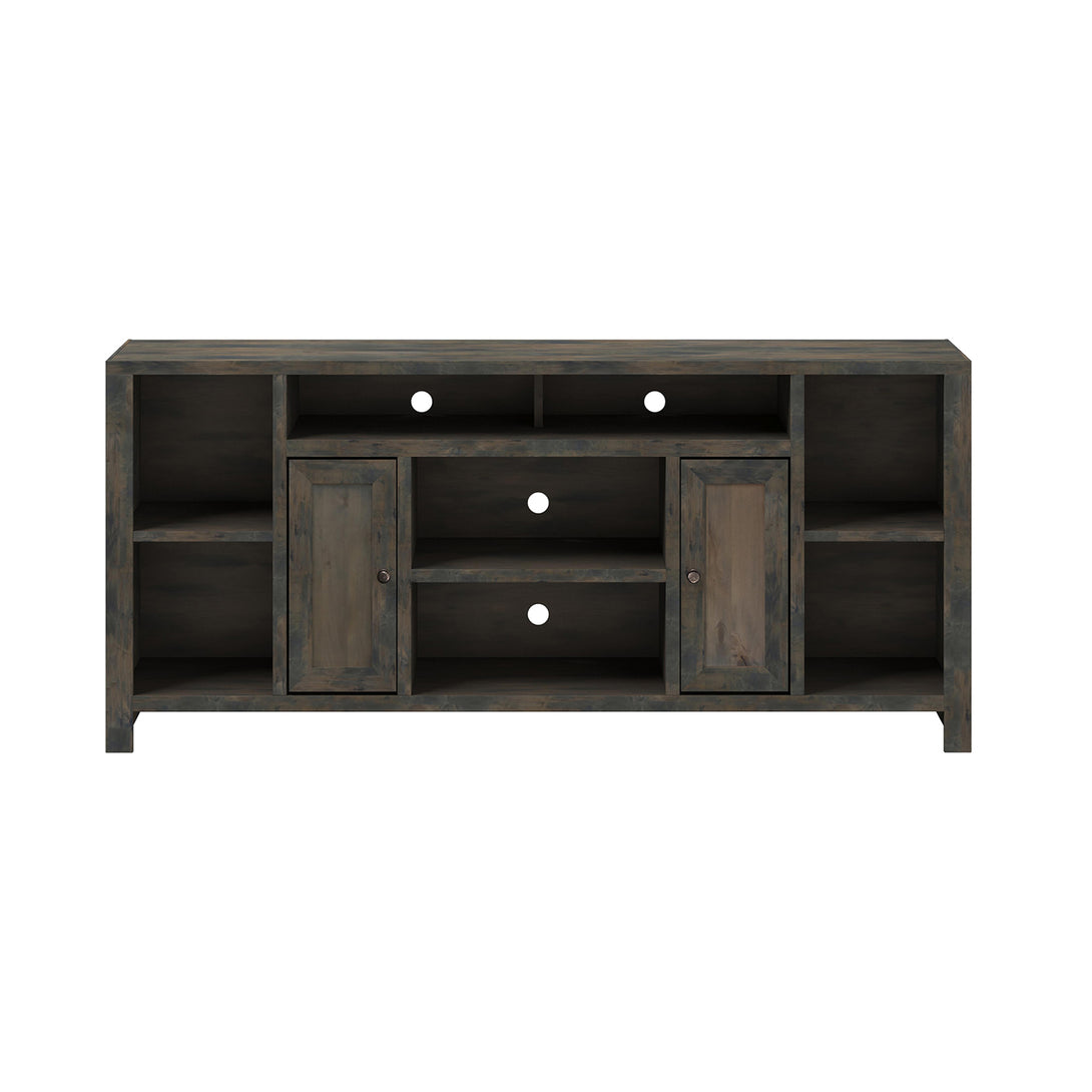 Joshua Creek 74" TV Stand Barnwood - Rustic Modern