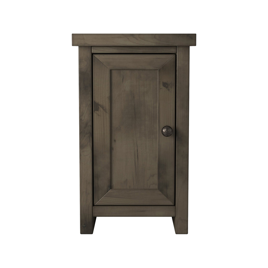 Joshua Creek Chairside Table Barnwood - Transitional
