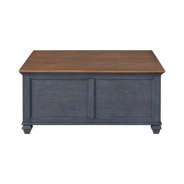 Americana Coffee Table Corduroy Blue - Traditional