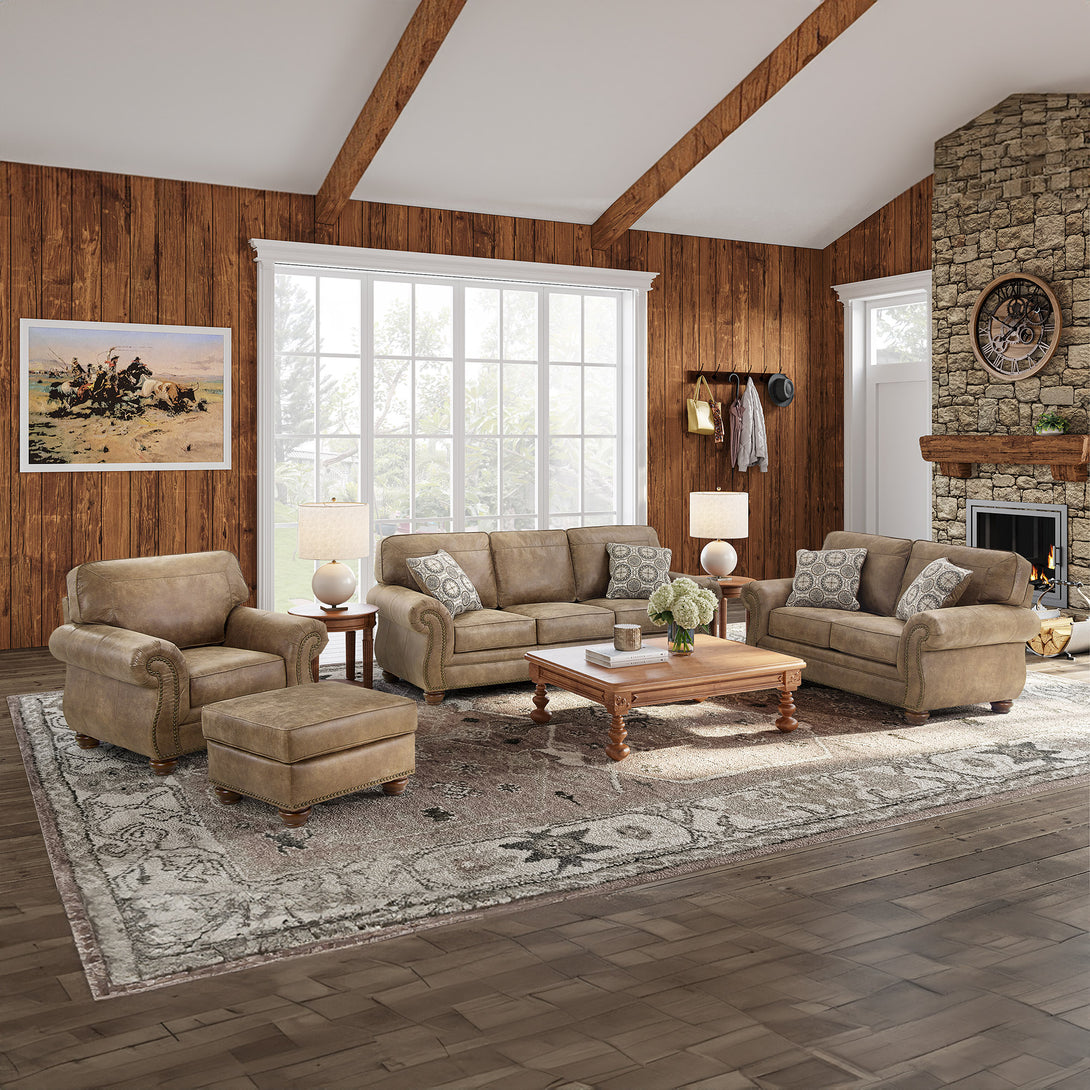 Prairie Sofa Rustic Prairie - Traditional - LifeStyle