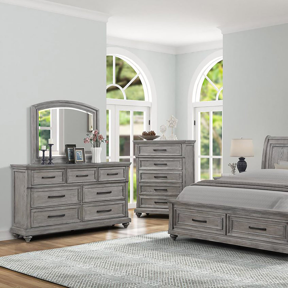 Linsey Dresser Heather Gray Contemporary