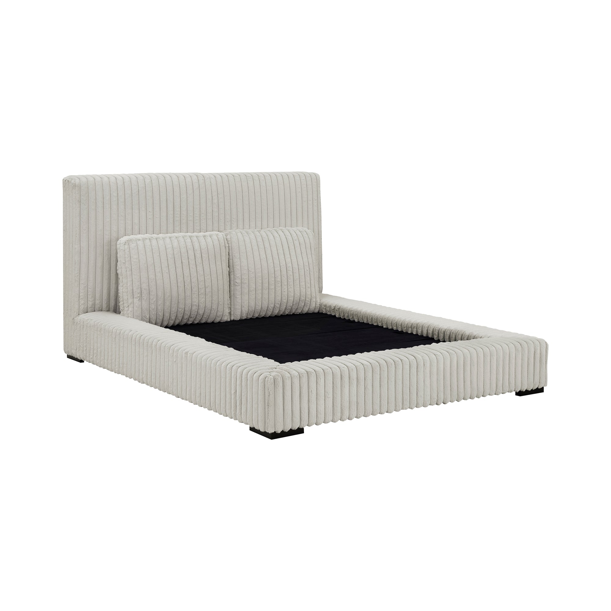 Lotus Upholstered Platform Bed – Legends Home