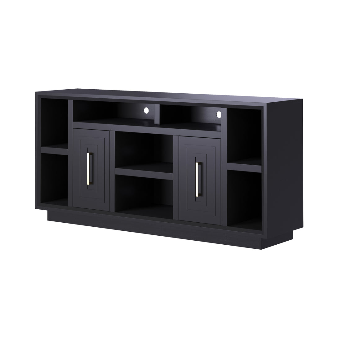 Sunset 67-inch TV Stand Black - Modern