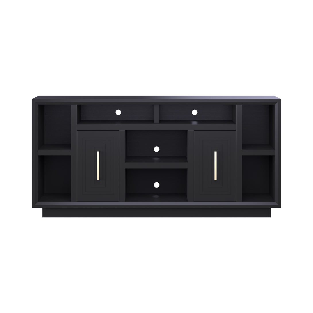 Sunset 67" TV Stand Black - Modern