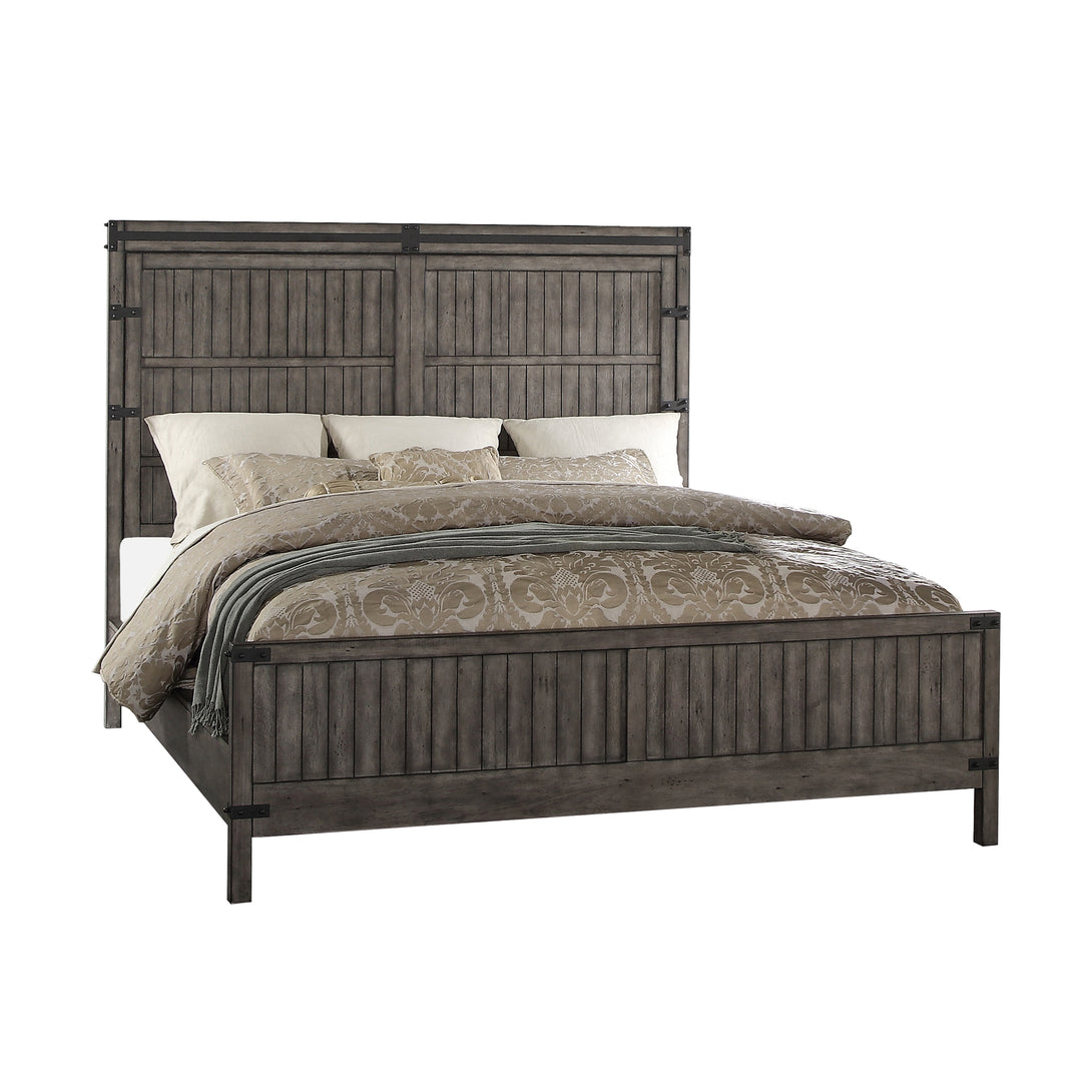 Storehouse Bed Smoked Grey - Modern