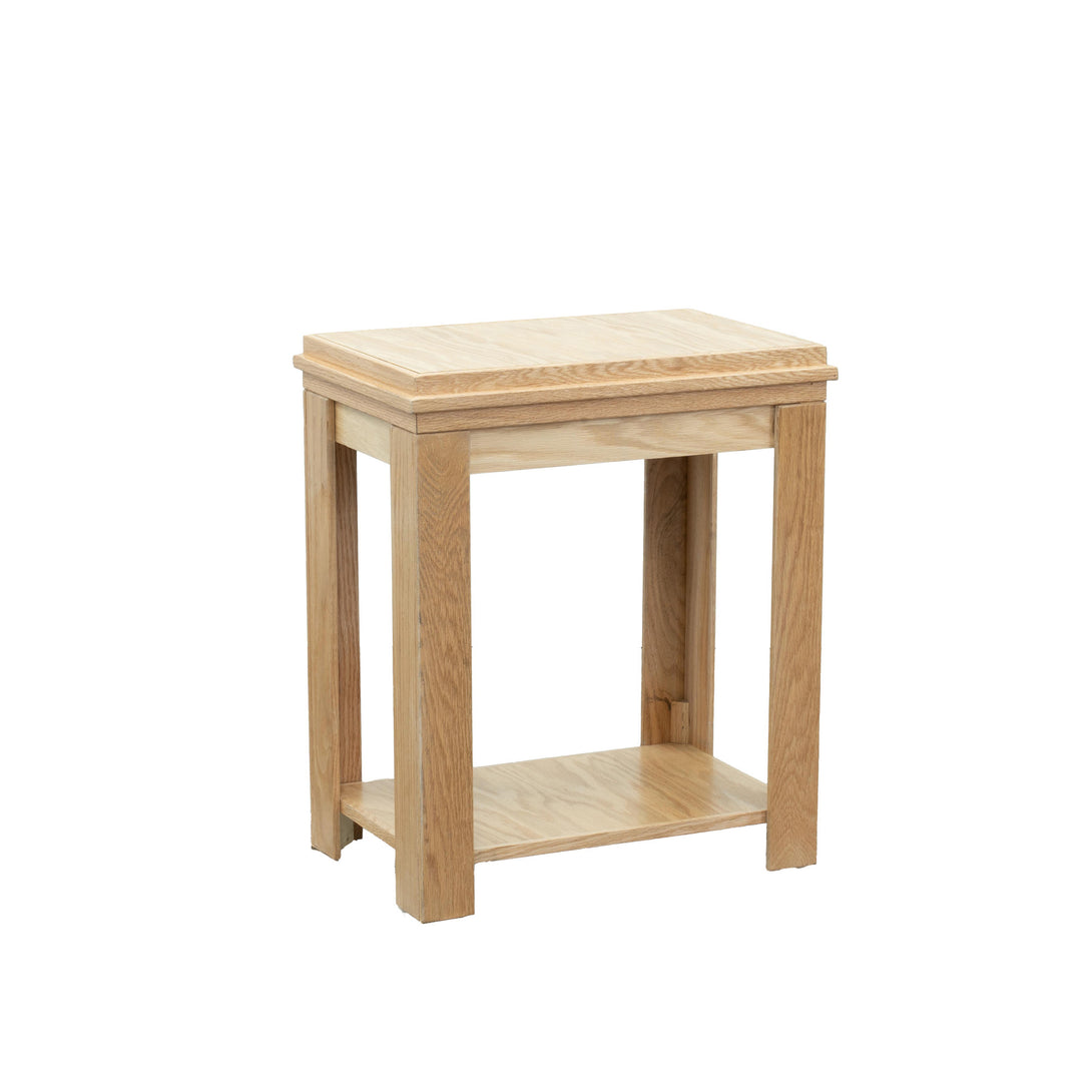 Tybee Chairside Table Natural Contemporary