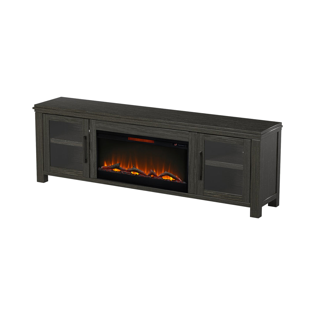 Tybee 86-inch Fireplace TV Stand fits up to 95 inch Clove - Contemporary