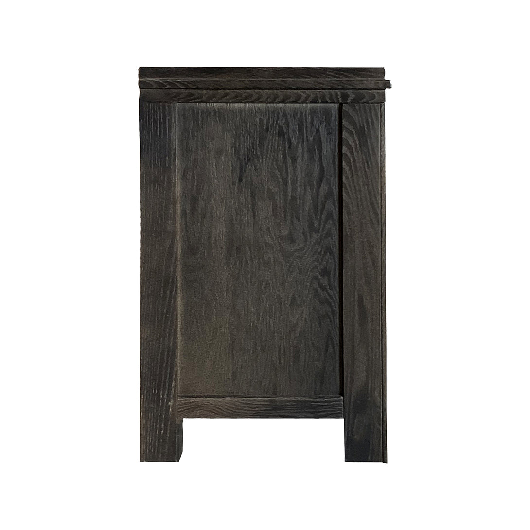 Tybee 86" Fireplace TV Stand fits up to 95 inch Clove - Contemporary - Side View