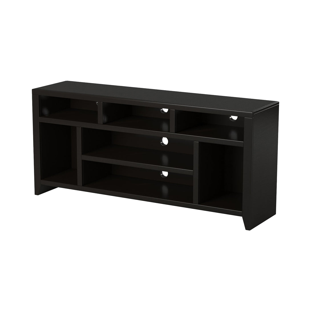 Urban Loft 66" TV Stand fits up to 80 inch Mocha - Contemporary
