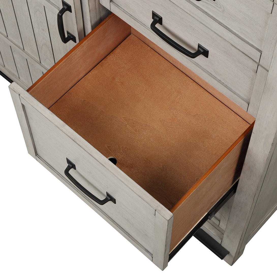 Alexandria Chest Mountain Mist - Contemporary - Open Drawer