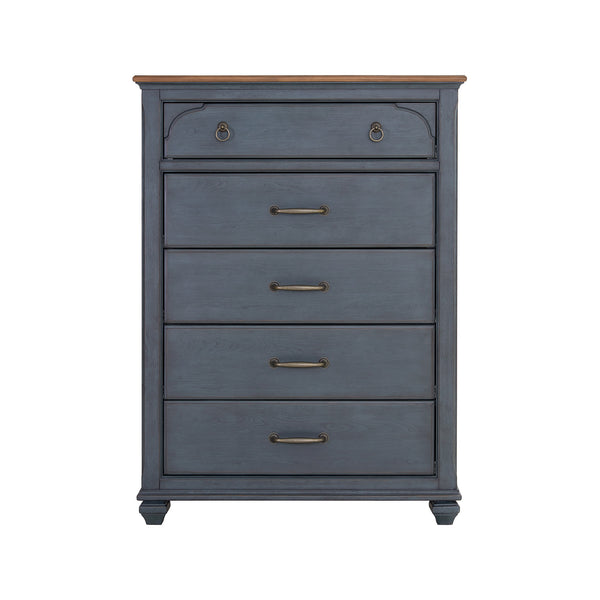 Americana Chest Corduroy Blue - Traditional