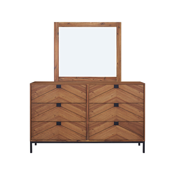 Astoria Dresser Natural Herringbone - Contemporary