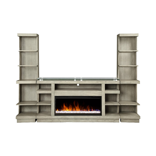 Celino Fireplace Entertainment Wall Sandstone - Contemporary 