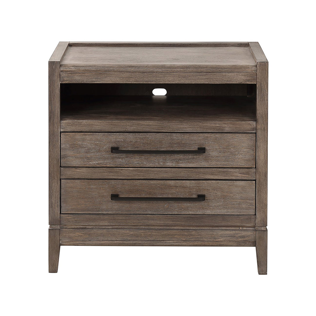 Montrose Nightstand Charcoal Brulee - Rustic