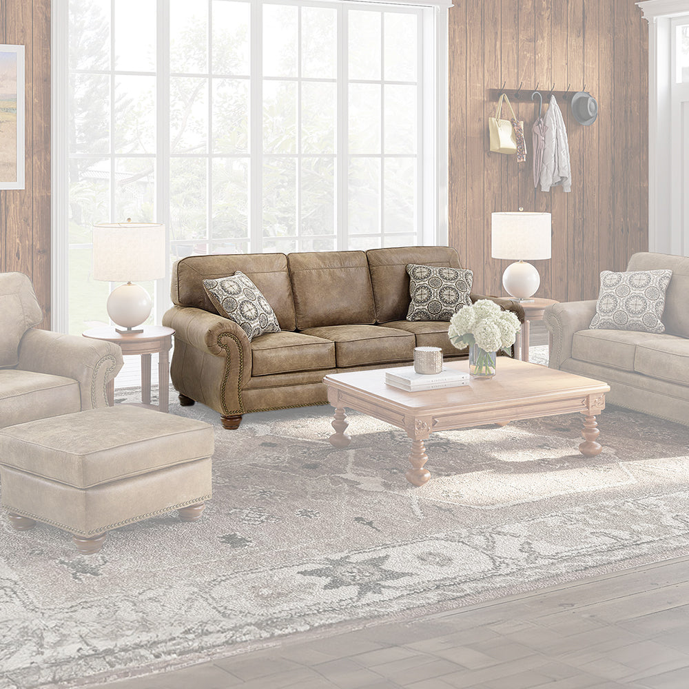 Prairie Sofa Rustic Prairie - Traditional - White Out