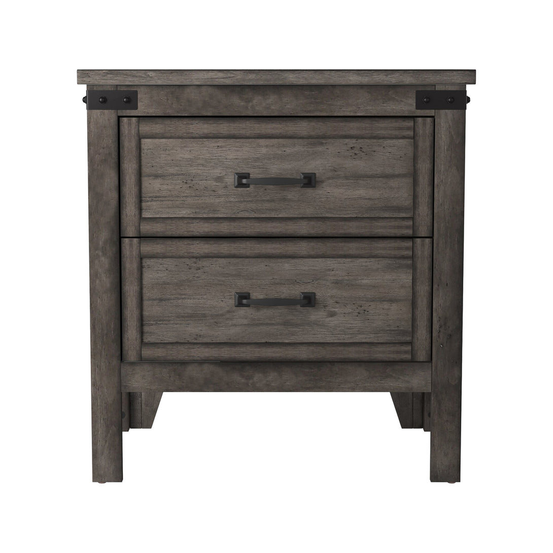 Storehouse Nightstand Smoked Grey - Rustic